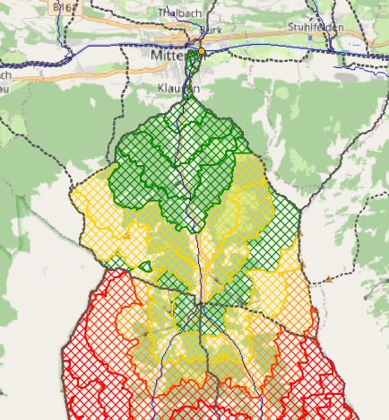 QGIS map sample